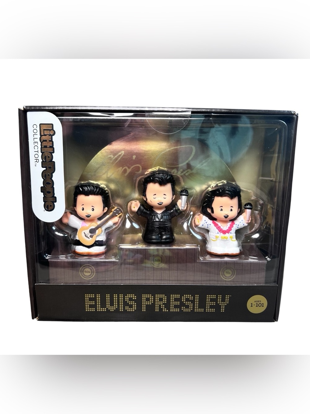 Fisher-Price Little People Collector Elvis Presley 3 Figure Set NIB 2021 SE